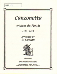 Canzonetta - Flute and Piano
