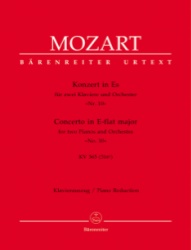 Concerto No. 10 in E-Flat Major, K. 365 - Piano