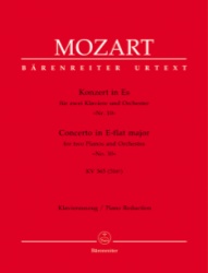 Concerto No. 10 in E-Flat Major, K. 365 - Piano