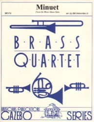 Minuet from the Water Music Suite - Brass Quartet