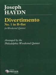 Divertimento No. 1 in B-flat Major - Woodwind Quintet