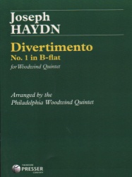 Divertimento No. 1 in B-flat Major - Woodwind Quintet