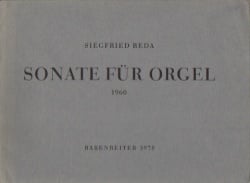 Sonata for Organ (1960)