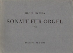 Sonata for Organ (1960)