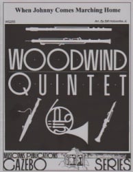 When Johnny Comes Marching Home - Woodwind Quintet