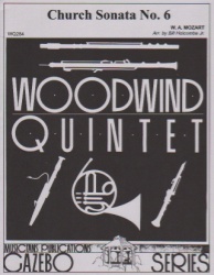 Church Sonata No. 6 - Woodwind Quintet