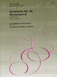 Symphony No. 40, Movement 3 - Woodwind Quintet