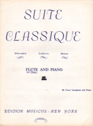 Suite Classique - Flute (or Oboe) and Piano