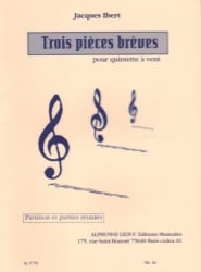 3 Pieces Breves - Woodwind Quintet