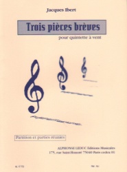 3 Pieces Breves - Woodwind Quintet