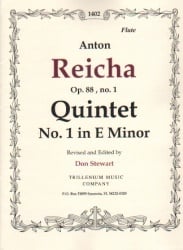 Quintet in E Minor, Op. 88, No. 1 - Woodwind Quintet (Score)