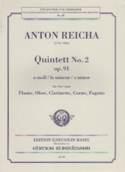 Quintet in A Minor, Op. 91, No. 2 - Woodwind Quintet