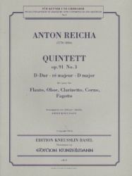 Quintet in D Major, Op. 91, No. 3 - Woodwind Quintet