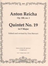 Quintet No. 19 in F Major, Op. 100, No. 1 - Woodwind Quintet (Score)