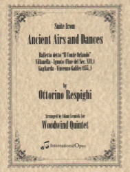 Suite from Ancient Airs and Dances - Woodwind Quintet