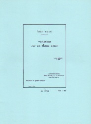 Variations Sur Un Theme Corse - Woodwind Quintet