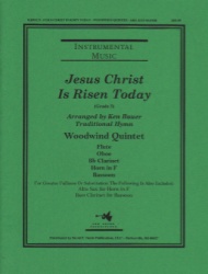 Jesus Christ is Risen Today - Woodwind Quintet