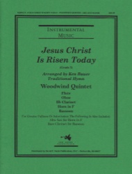 Jesus Christ is Risen Today - Woodwind Quintet