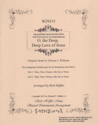 O, the Deep, Deep Love of Jesus - Melody Instruments and Percussion