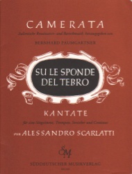 Su le Sponde del Tebro - Soprano and Ensemble (Score)
