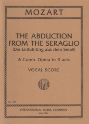 Abduction from the Seraglio - Vocal Score (German/English)