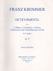 Octet-Partita in F Major, Op. 57 - Woodwind Octet (or Nonet)