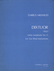 Dixtuor (Little Symphony No. 5) - Woodwind Choir