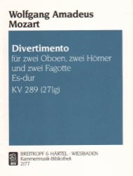 Divertimento in E-flat major, K. 289 - Woodwind Sextet