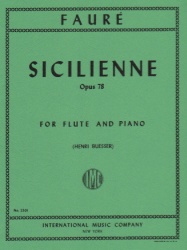 Sicilienne, Op. 78 - Flute and Piano