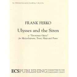 Ulysses and the Siren - Mezzo Soprano Voice, Tenor Voice, Harp, and Piano (Score)