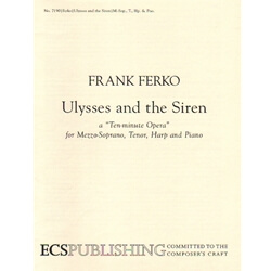 Ulysses and the Siren - Mezzo Soprano Voice, Tenor Voice, Harp, and Piano (Score)