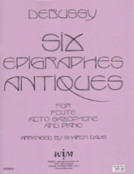 6 Epigraphes Antiques - Flute, Alto Sax, and Piano