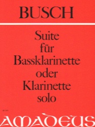 Suite Op. 37a - Clarinet (or Bass Clarinet) Unaccompanied