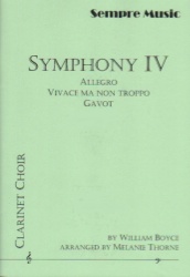 Symphony 4 - Clarinet Choir (with opt. Timpani)