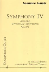 Symphony 4 - Sax Octet SSAATTBB (with opt. Timpani)