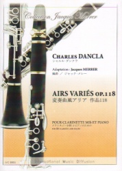 Airs Varies, Op.118 - E-flat Clarinet and Piano