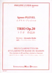 Trio, Op. 20 - 2 Clarinets and Bass Clarinet (or Bassoon)