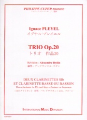 Trio, Op. 20 - 2 Clarinets and Bass Clarinet (or Bassoon)
