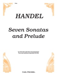 7 Sonatas and Prelude for Flute - Solo Part
