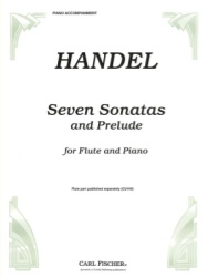 7 Sonatas and Prelude for Flute - Piano Accompaniment