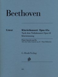 Concerto in D Major, Op 61a (after the violin concerto) - Piano