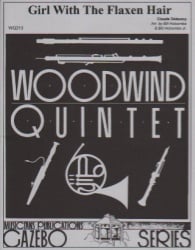 Girl with the Flaxen Hair - Woodwind Quintet