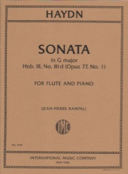 Sonata in G Major, Hob. III, No. 81d - Flute and Piano