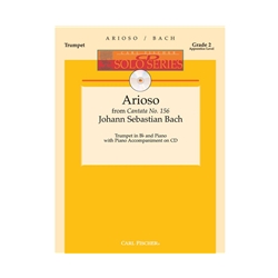 Arioso from Cantata No.156 (Book and CD) - Trumpet and Piano