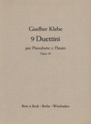 9 Duets, Op. 39 - Flute and Piano