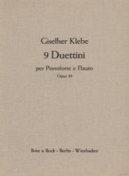 9 Duets, Op. 39 - Flute and Piano
