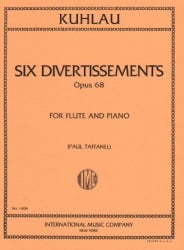 6 Divertissements, Op. 68 - Flute and Piano