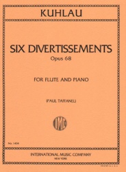 6 Divertissements, Op. 68 - Flute and Piano