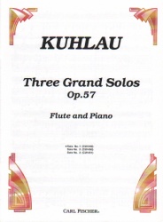 3 Grand Solos, Op. 57 No. 1 in F Major - Flute and Piano