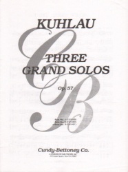 3 Grand Solos, Op. 57 No. 3 - Flute and Piano